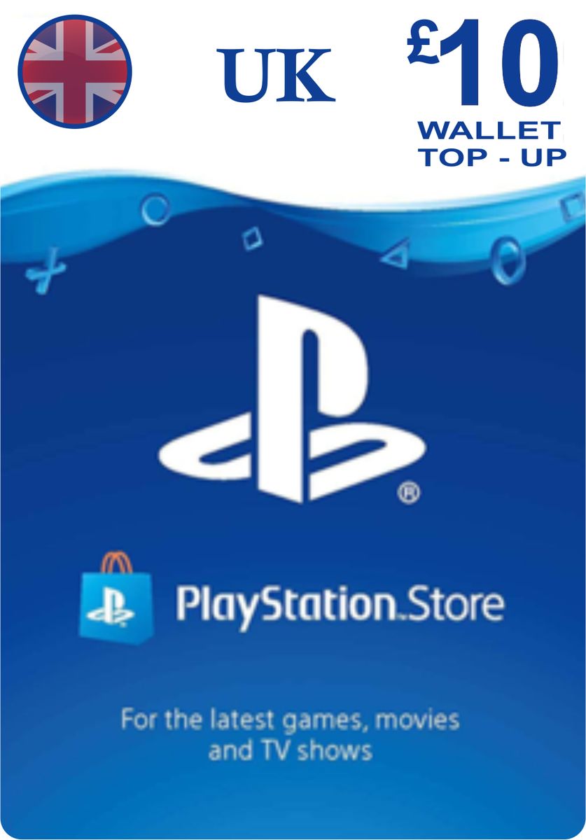 PSN Gift Card £10 For UK Accounts