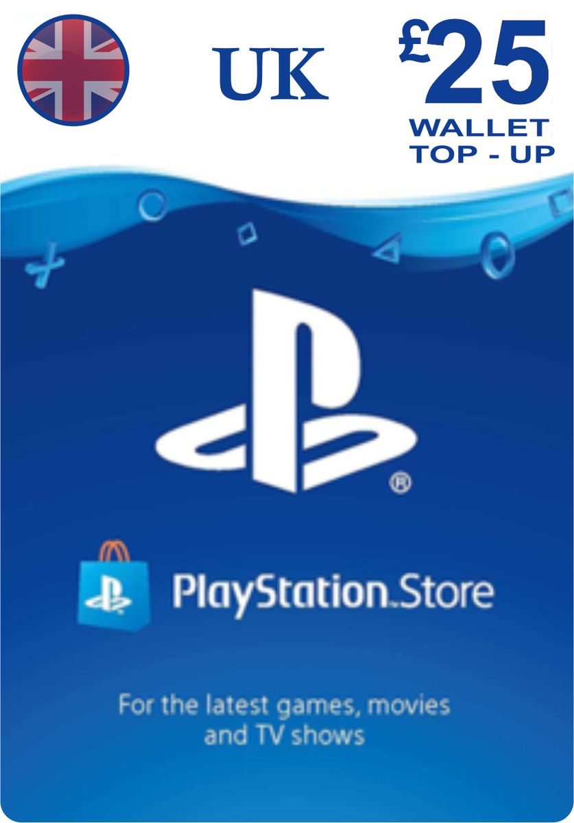 PSN Gift Card £25 For UK Accounts
