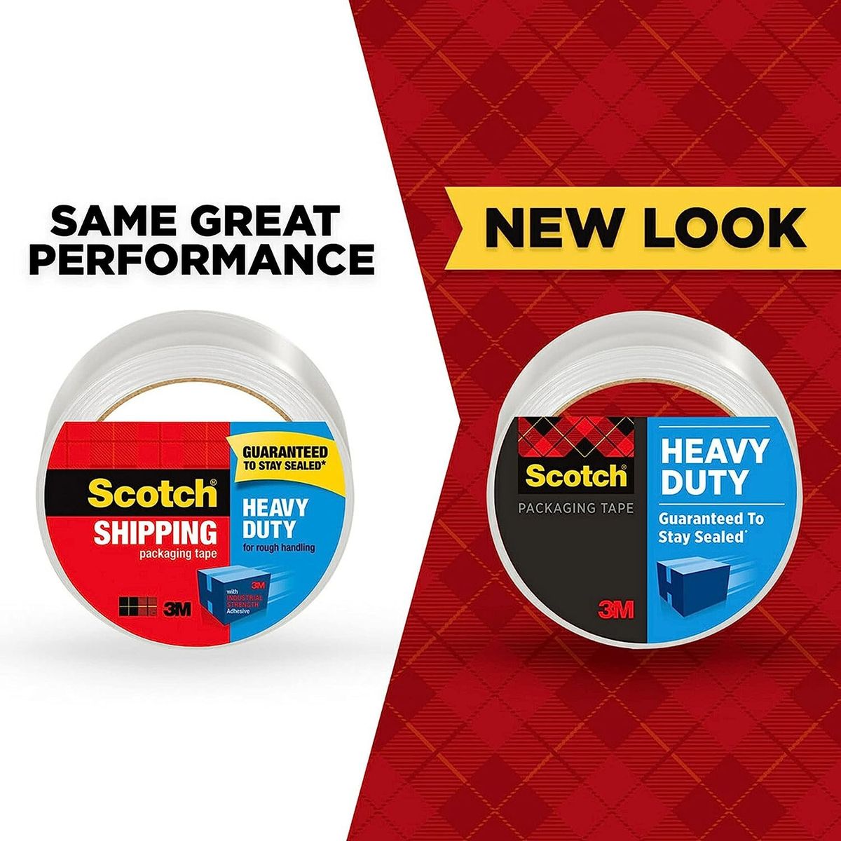 Scotch Heavy Duty Shipping Packaging Tape, 1 Dispensered