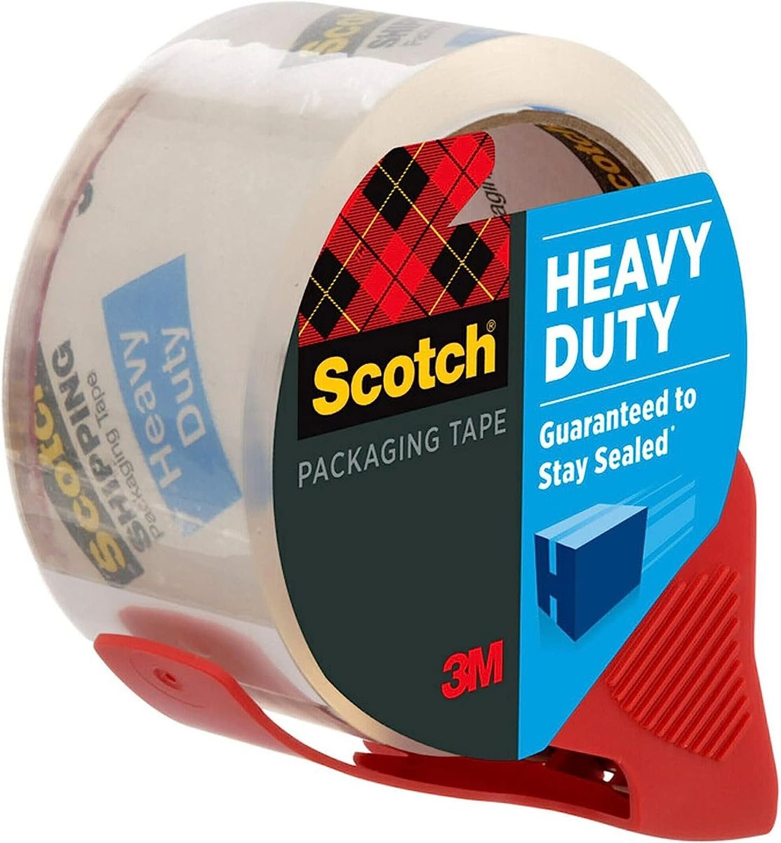 Scotch Heavy Duty Shipping Packaging Tape, 1 Dispensered