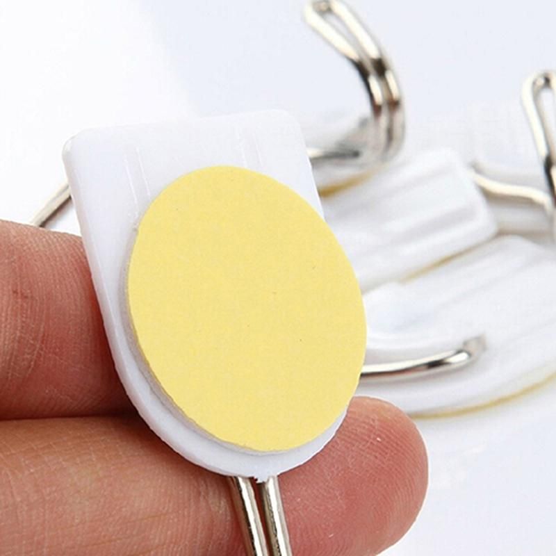 6Pcs Self Adhesive Bathroom Kitchen Wall Door Plastic
