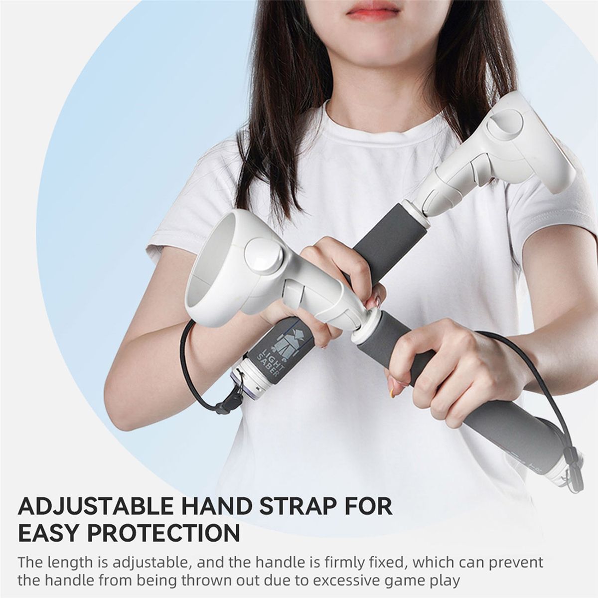 Long Stick VR Handle Gamepad for 2 Light Saber Games