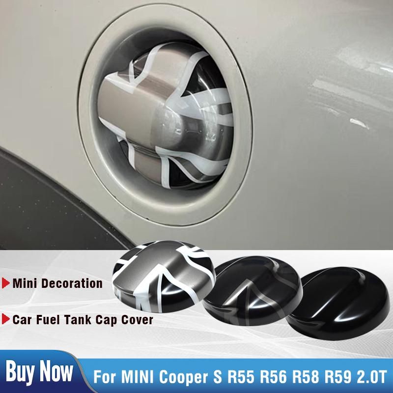 Brand  Plastic Style Black  Tank Cover For MINI Cooper S JCW R55 R56  R58 R59 2.0T Car-Styling Decoration Car Accessories