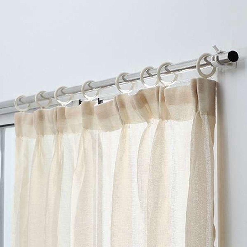 2Set 4Pcs Self-Adhesive Hooks Wall Mounted Curtain Rod