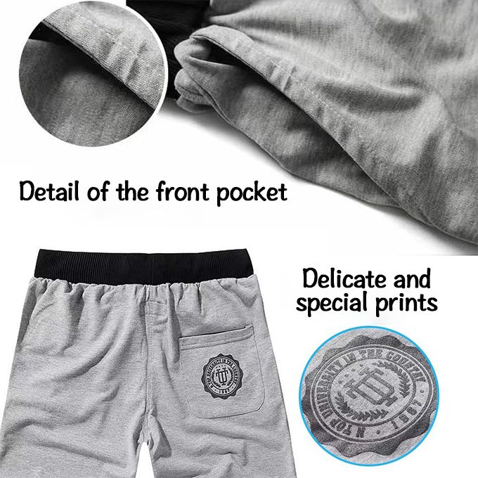 Men's Elastic Cargo Shorts Summer Casual Joggers Baggy-Red