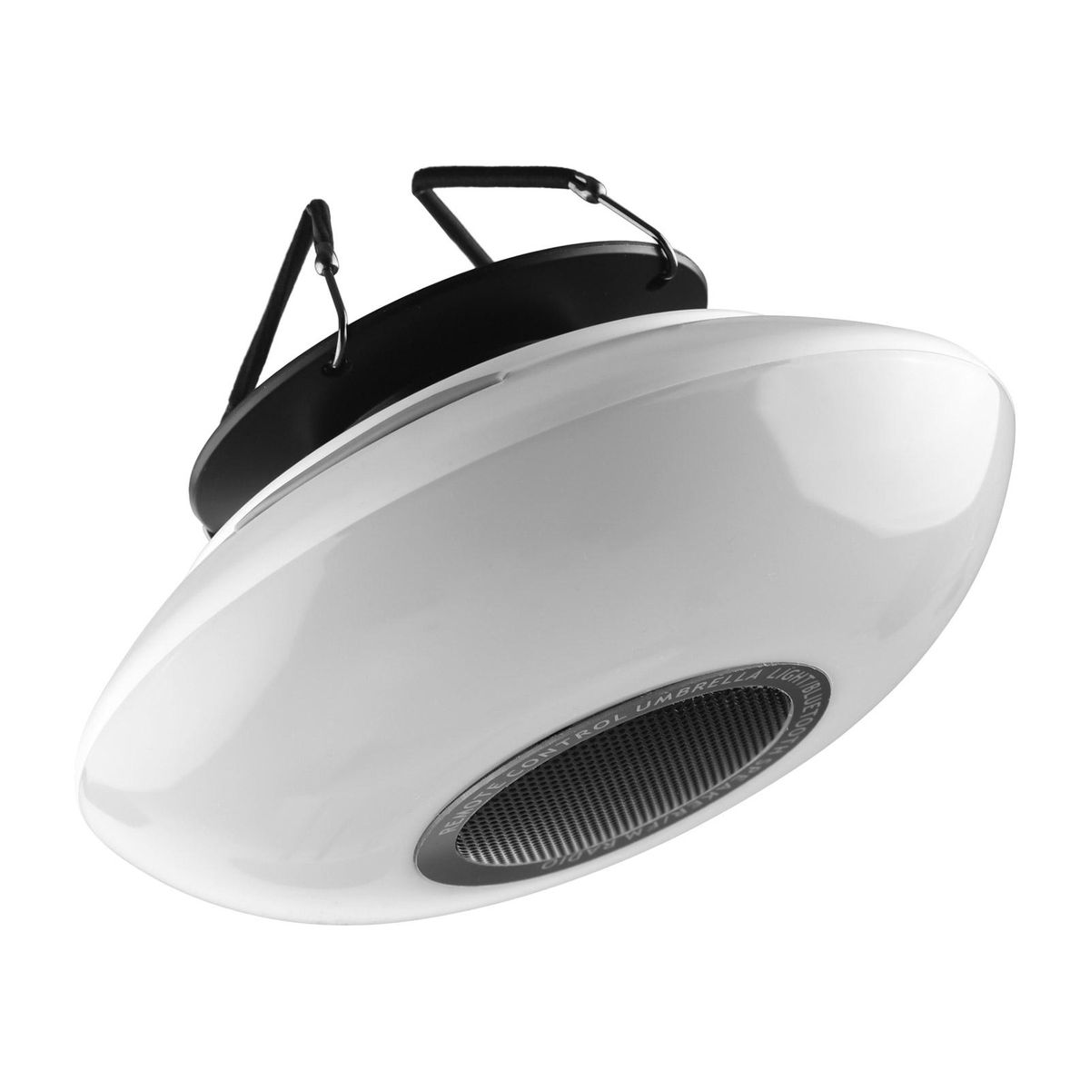 3 in 1 Patio Umbrella Lights BT Speaker FM Radio LED Rechargeable Cordless Umbrella Lights with Remote 3000K Warm & 6500K White Light 15 Brightness 87.5~108.0MHz for Camping Tent Yard Patio