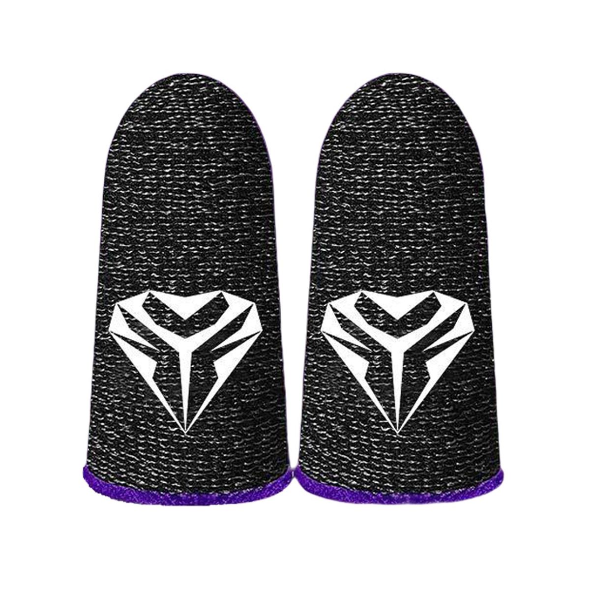 1 Pair Gaming Finger Sleeve Thumb Sleeve Sweatproof For Mobile Purple