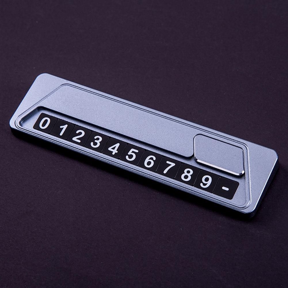 Car Number Plate Stickers Temporary Parking Phone Number