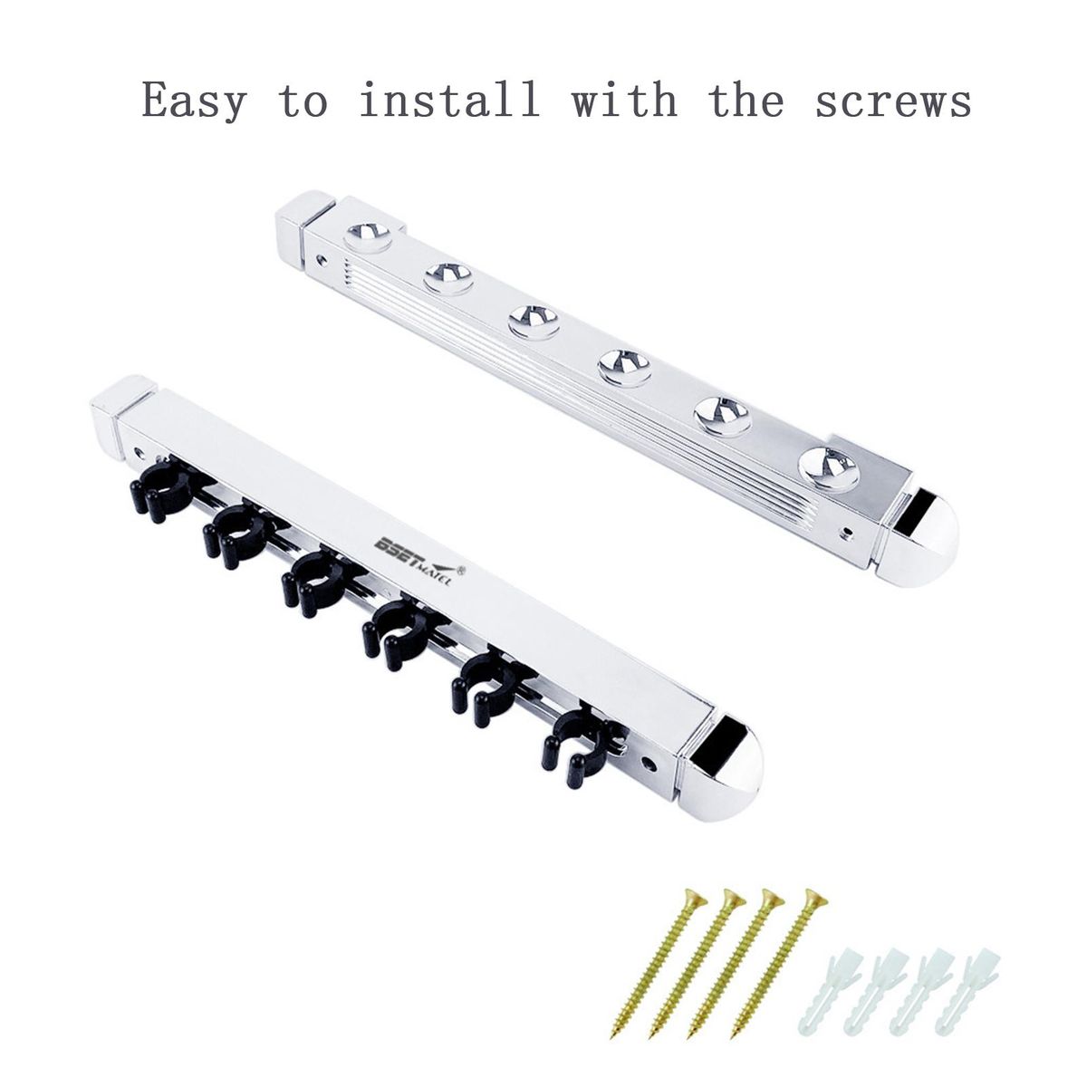 Plastic 6 Rods Rack Fishing Pole Holder Rod Display Holder Rack Fixing Rack Wall Mounted Rod Collection Rack Storage