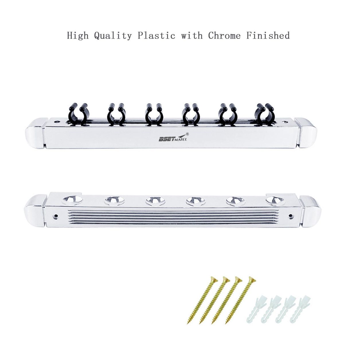 Plastic 6 Rods Rack Fishing Pole Holder Rod Display Holder Rack Fixing Rack Wall Mounted Rod Collection Rack Storage