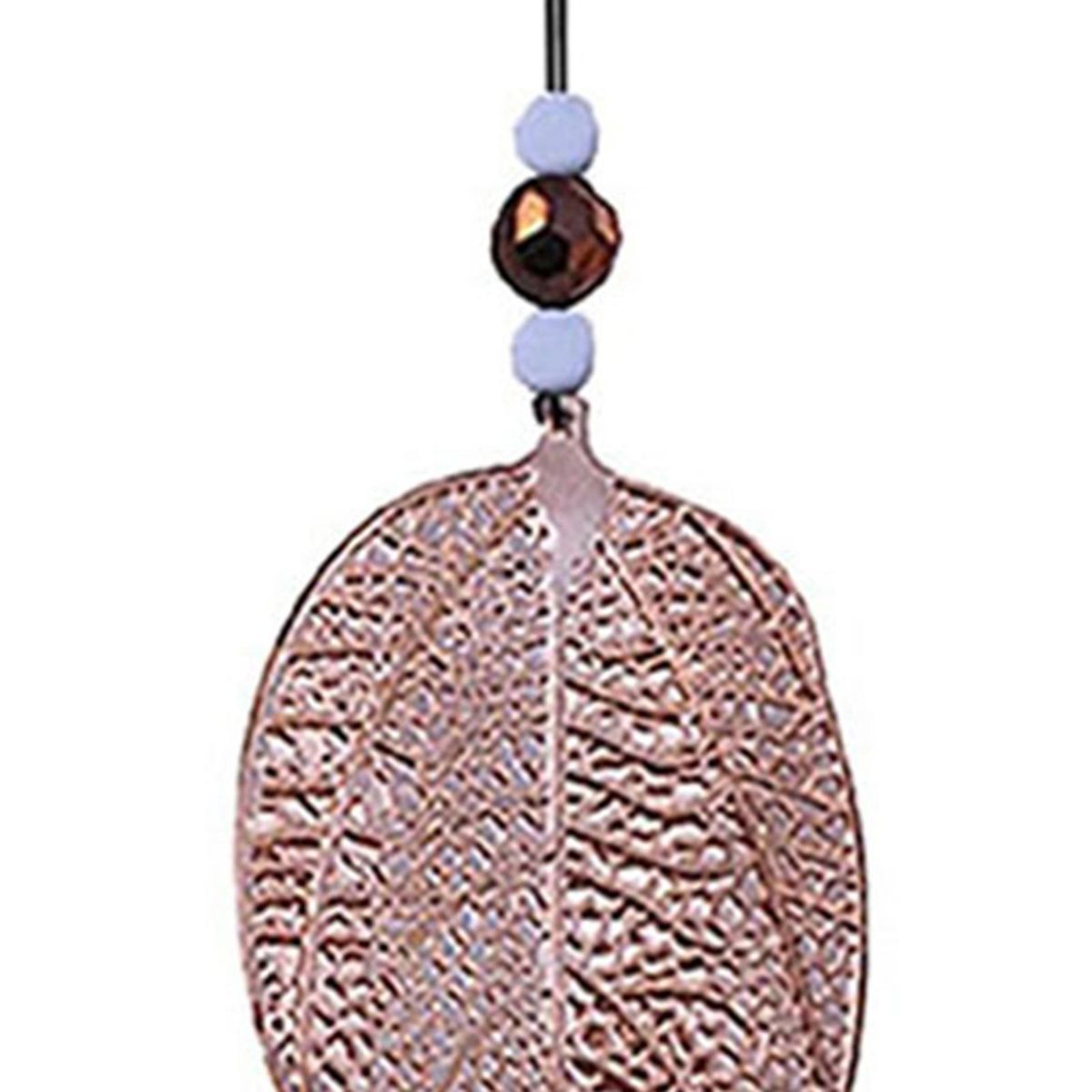 Hanging Decoration Decorative Glitter Leaf Decorative Hanger Bronze Red