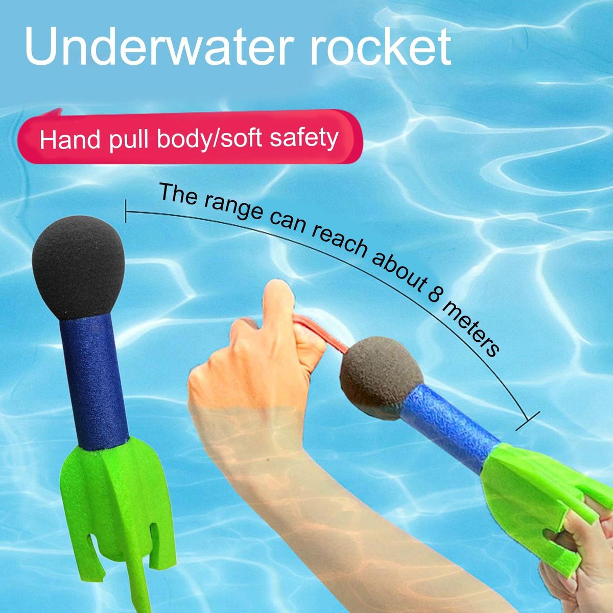 2Pcs Finger Toys Rocket Design Kids Toys
