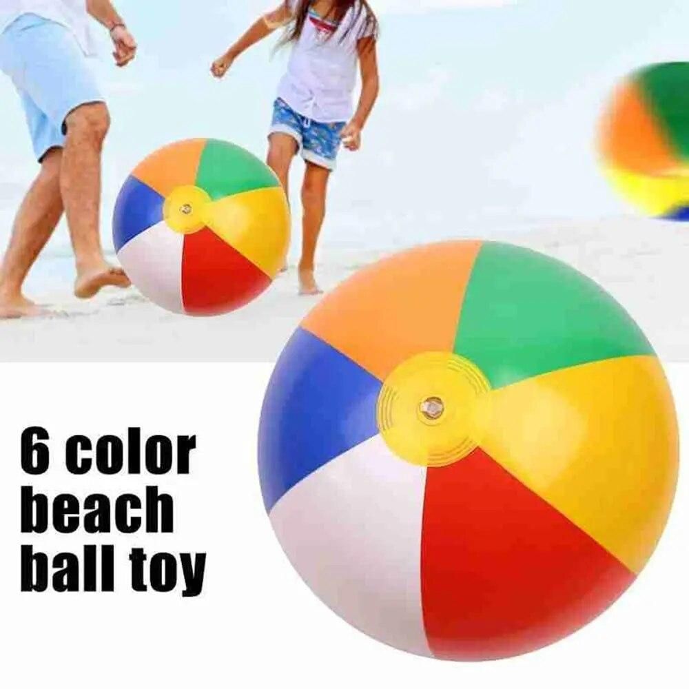 5Pcs 30CM Outdoor Kids Toys Summer Favors Water Game Balloon Swimming Pool Play PVC Balloons Inflatable Beach Ball