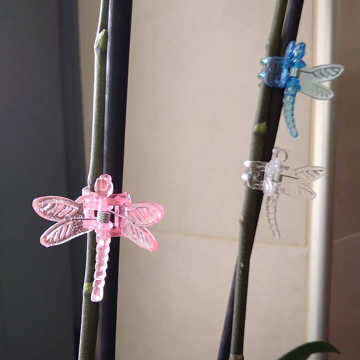30Pcs Orchid Clips Butterfly Colorful Plant A