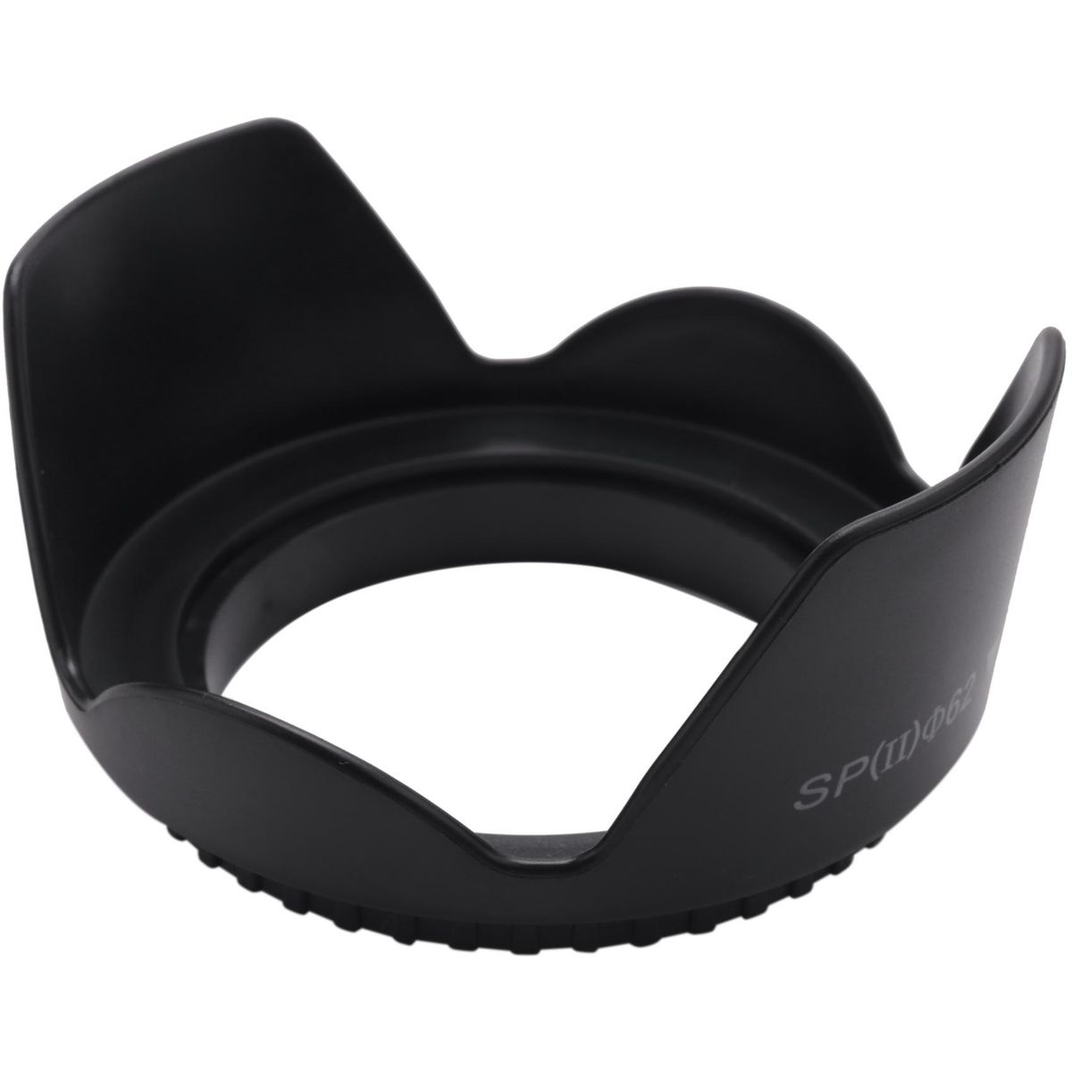 DC-SN HOOD 62mm Screw Mount Flower Crown Lens Hood Petal Shape for Canon Nikon Tamron Sigma Sony 62mm Lens Black