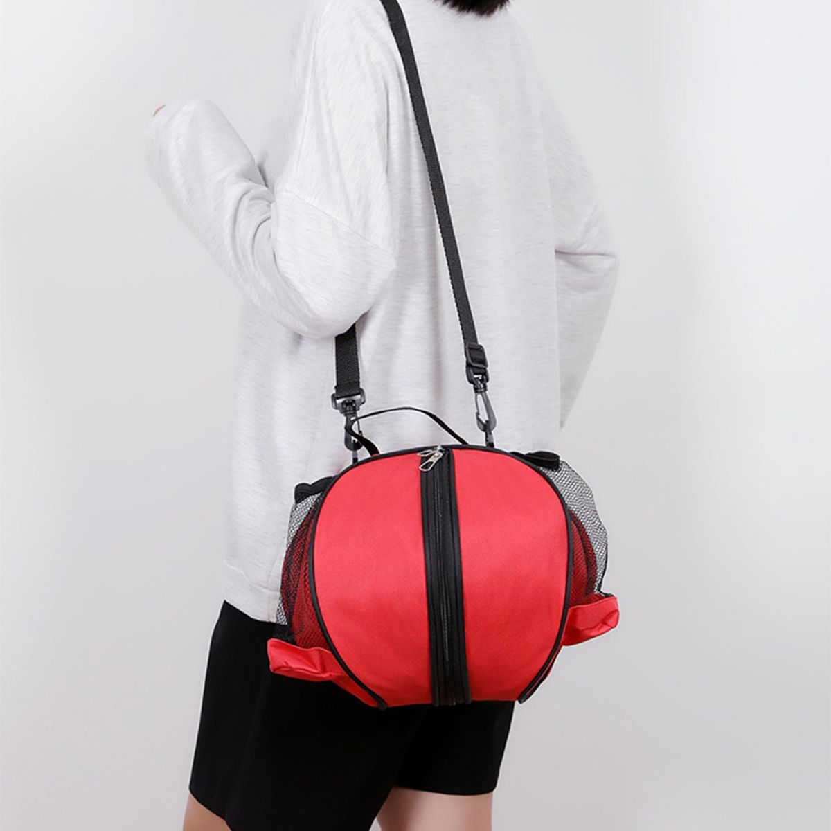 Team Sports Backpack Large Mesh Water Holder Tote