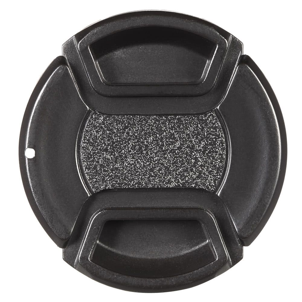 55mm Center Pinch Snap-on Lens Cap Cover Keeper Holder For