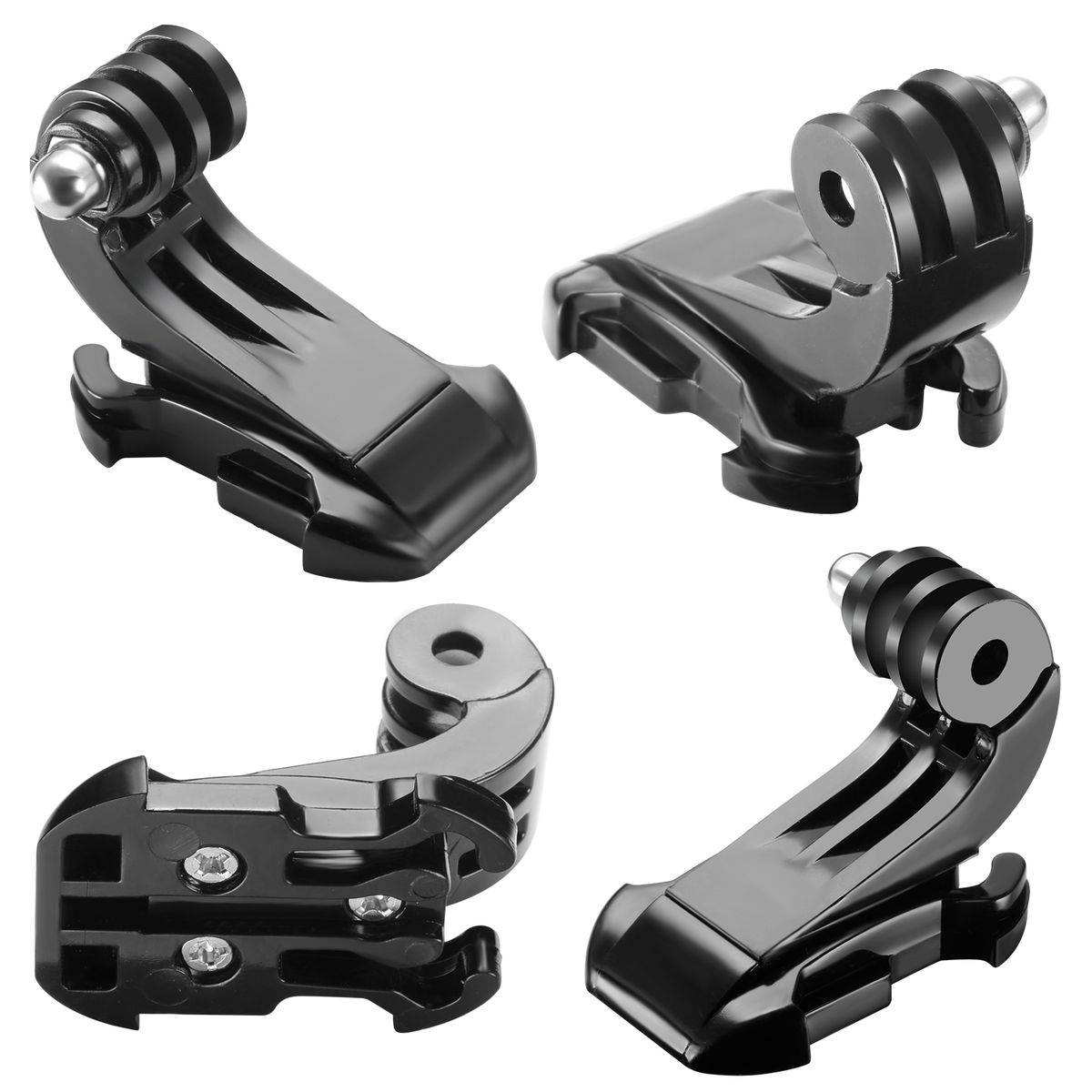 8-in-1 Accessory Kit For Gopro, Buckle Clip Basic Mount, Vertical Surface Quick Mounting J-Hook Buckle Mount, Long Thumb Screw For GoPro Hero 9 8 Max 7 6 5 AKASO APEMAN Campark SJCAM