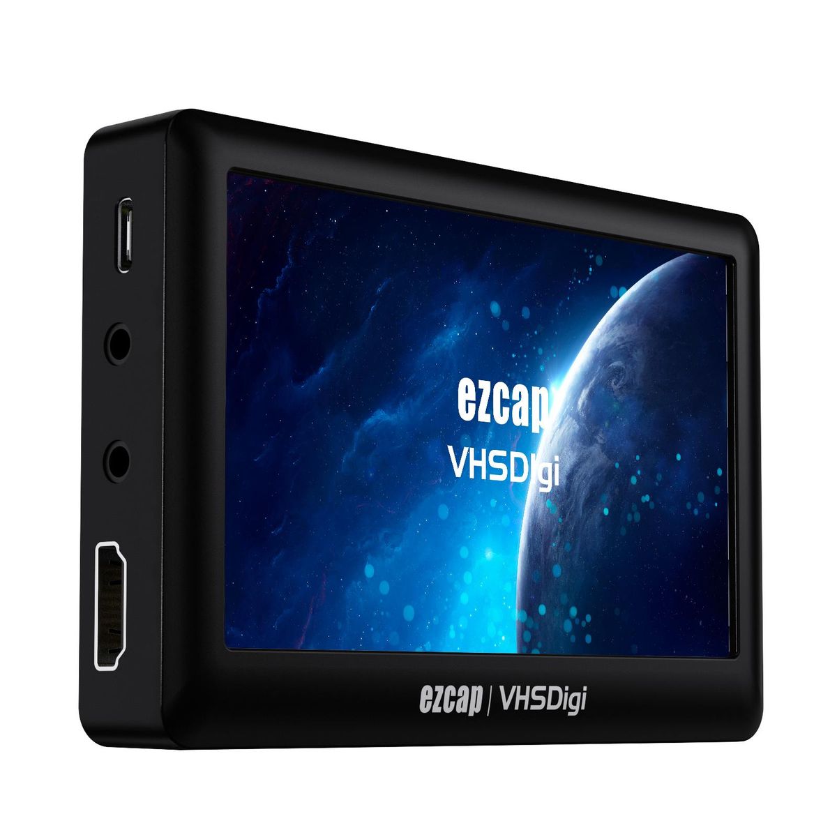 ezcap180 AV Recorder Video Audio Capture Box Analog to Digital Converter Record Video from VHS VCR's Camcorder DVD Players to TF Card U Disk 4.3-inch Color Screen Playback