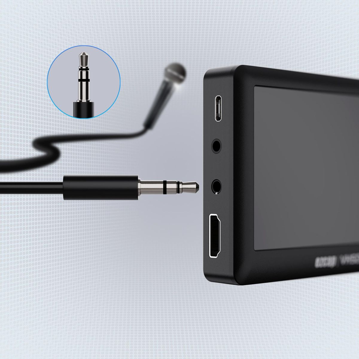 ezcap180 AV Recorder Video Audio Capture Box Analog to Digital Converter Record Video from VHS VCR's Camcorder DVD Players to TF Card U Disk 4.3-inch Color Screen Playback