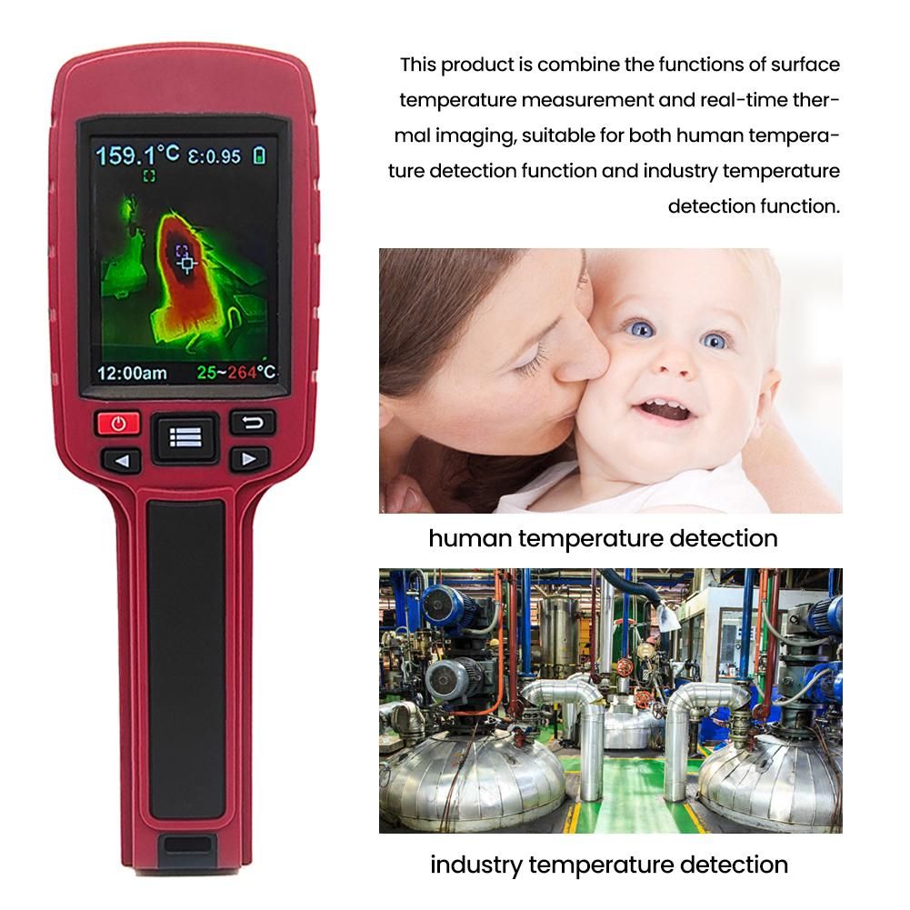 60 * 60 Pixel Portable Infrared Thermal Imager Handheld Clear Definition Imaging Camera Temperature Measurement Instrument