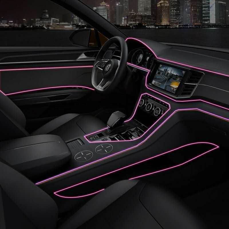 3 Meters Car Ambient Light Cool Light LED Strip Light.PURPLE