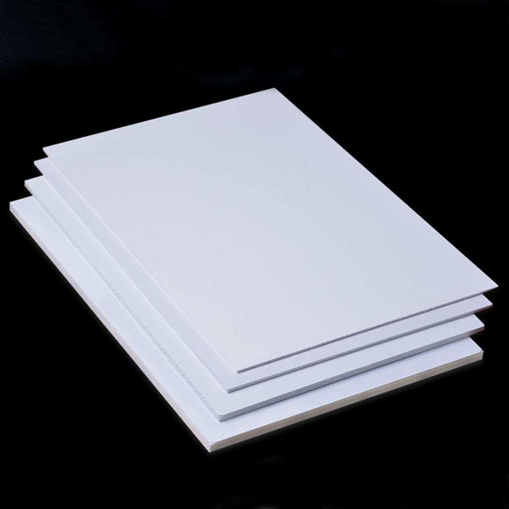 2 Pieces White Sheet Foam Board Model Craft For DIY Sand Table Scene