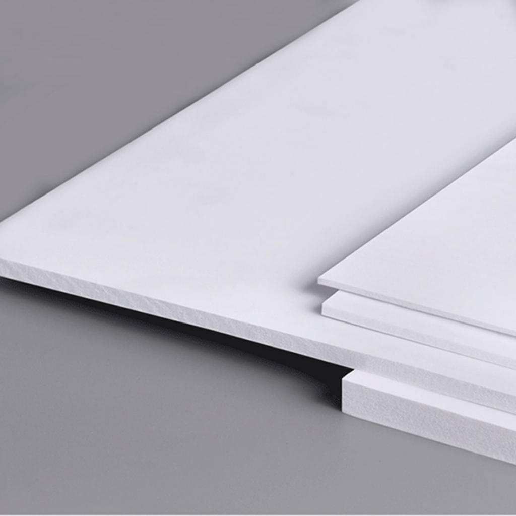 2 Pieces White Sheet Foam Board Model Craft For DIY Sand Table Scene