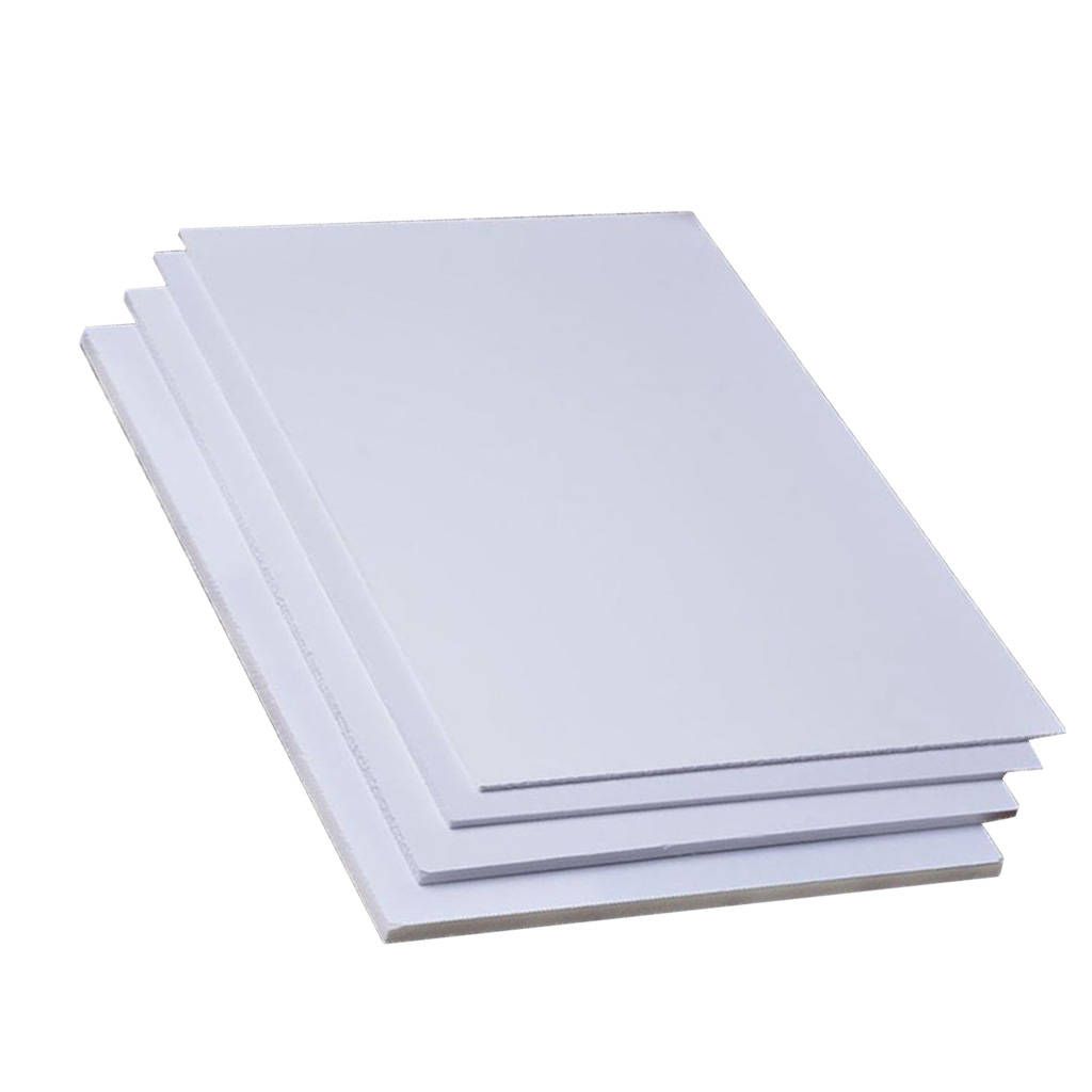 2 Pieces White Sheet Foam Board Model Craft For DIY Sand Table Scene