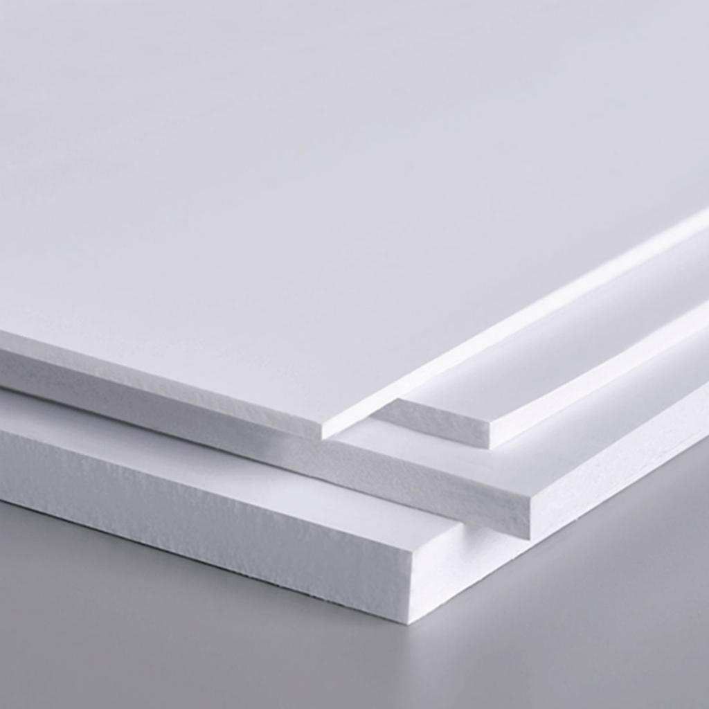2 Pieces White Sheet Foam Board Model Craft For DIY Sand Table Scene