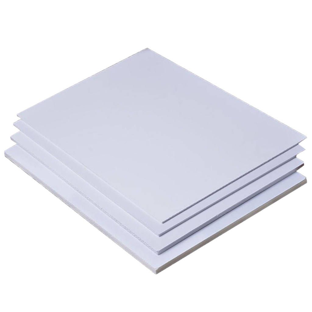 2 Pieces White Sheet Foam Board Model Craft For DIY Sand Table Scene