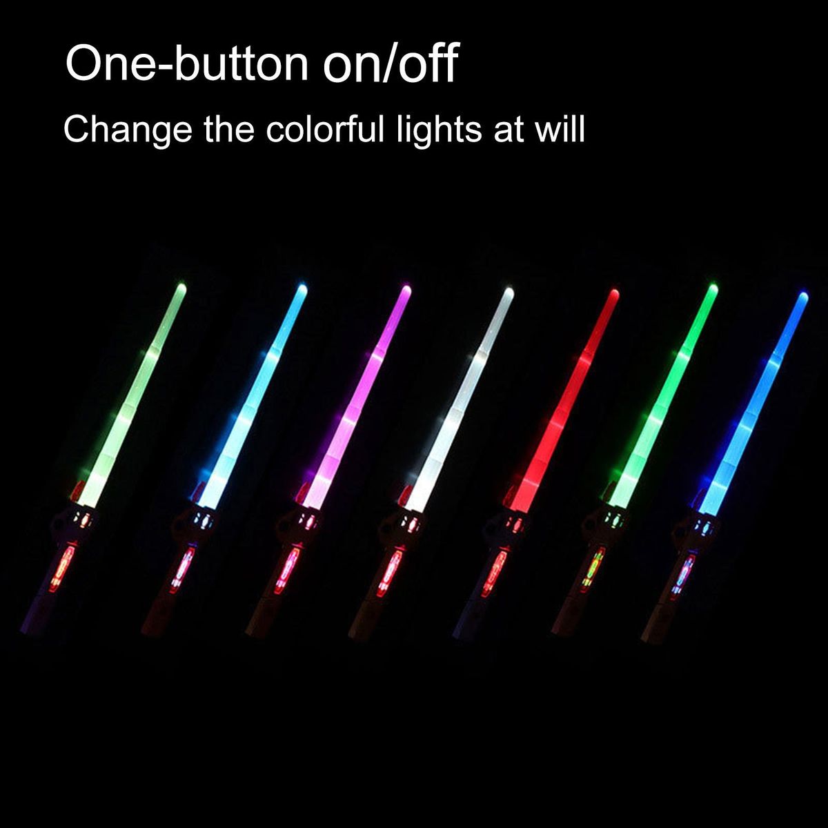 Lightsaber Toy Two in One Flash Stick Bronze Gray