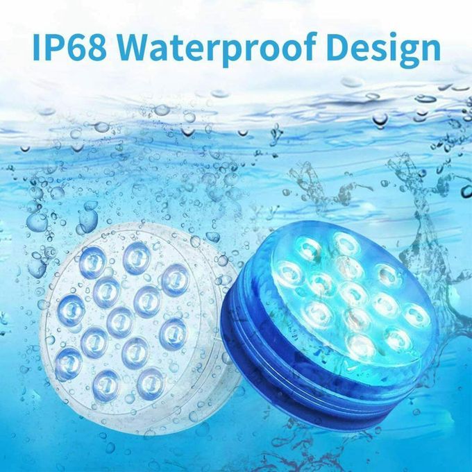 Swimming  IP68 Underwater Lamp For Aquarium Ponds 4 Sets