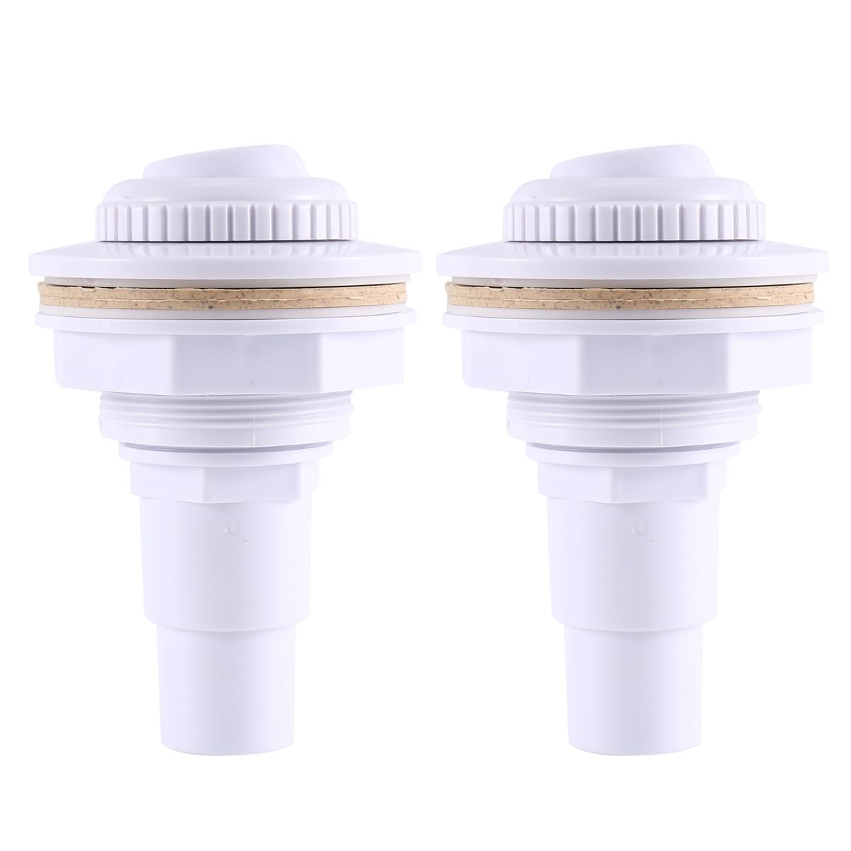 2Pcs Above Ground Pool Complete Return Jet Fitting Gasket &