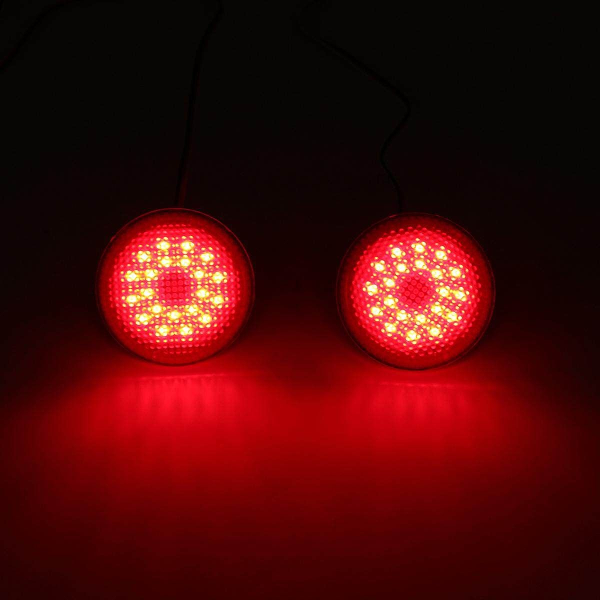 Details About ?LED Rear Bumper Reflector Light Lamp Set For Scion XB IQ Toyota Sienna Corolla