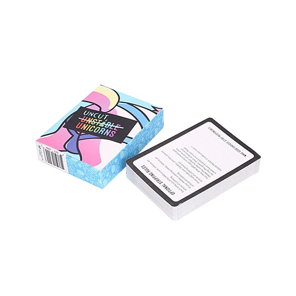 Table Card Game Unstable UNCUT Expansion Pack Family Fun Puzzle Educational Games for Kids Adults