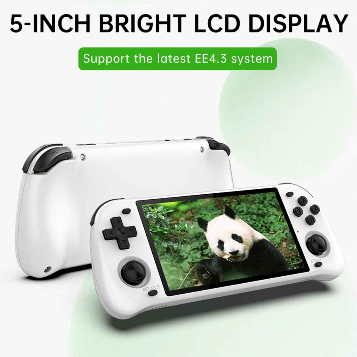 Powkiddy RGB10MAX2 Handheld Retro Game Console Portable Video Game Players with 64GB TF Card 22000 Games Built-in WiFi 5-inch IPS Screen Open Source Linux System 3.5mm Audio Output