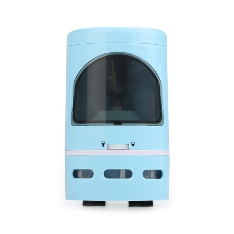 Portable 2 In 1 Electric Pencil Sharpener And Vacuum Cleaner Dust Sweeper For Colored/Wooden Pencil Kids Students Artists Gift Blue