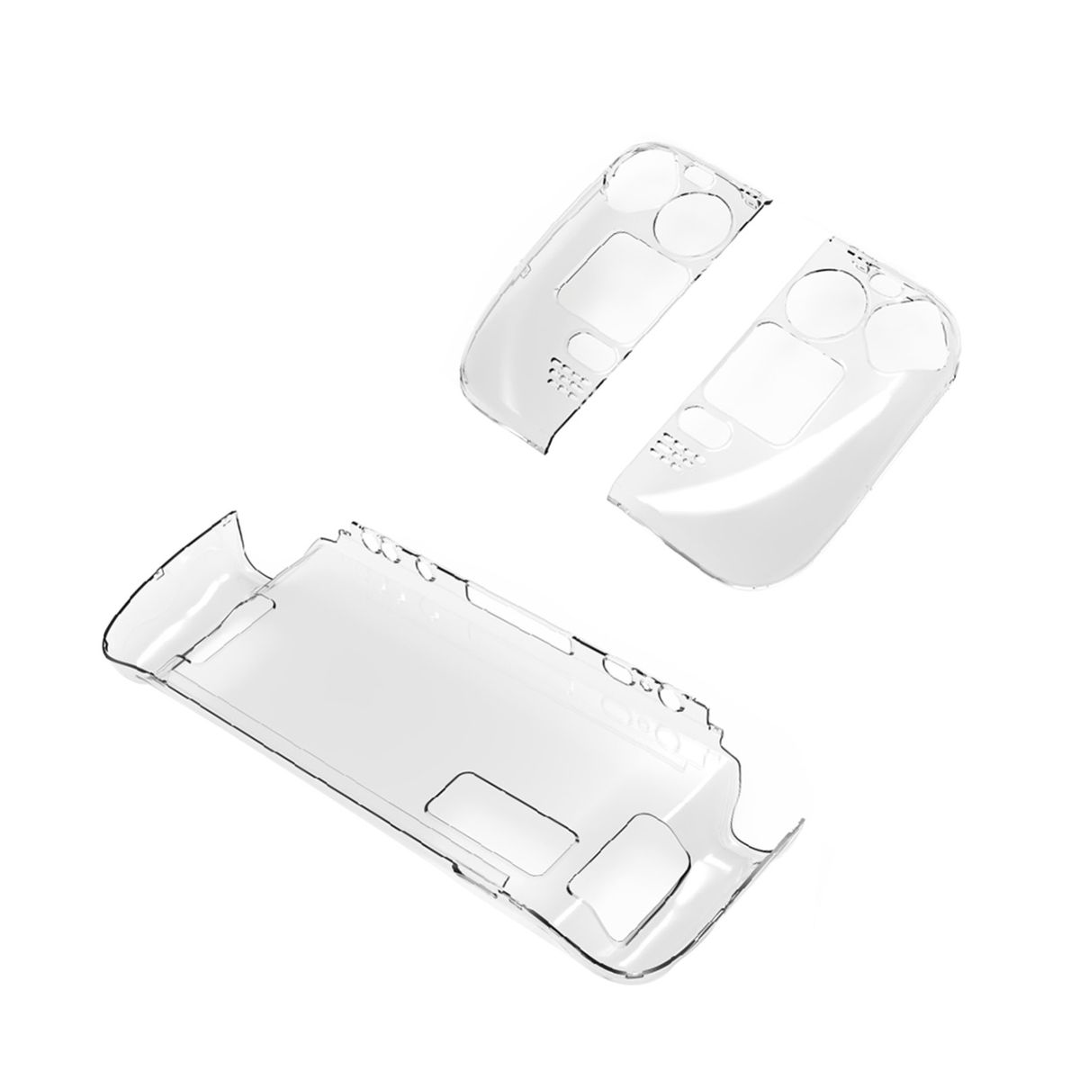 Split Crystal Case For Steam Deck Game Console