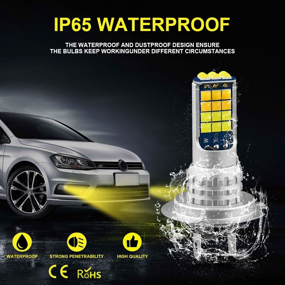 2 PCS V6 H7 Fog Light