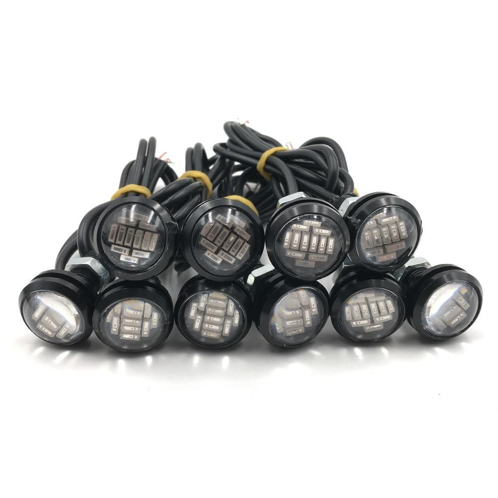 23mm Eagle Eye LED Daytime Running DRL Driving Light White Amber Blue Red 12V