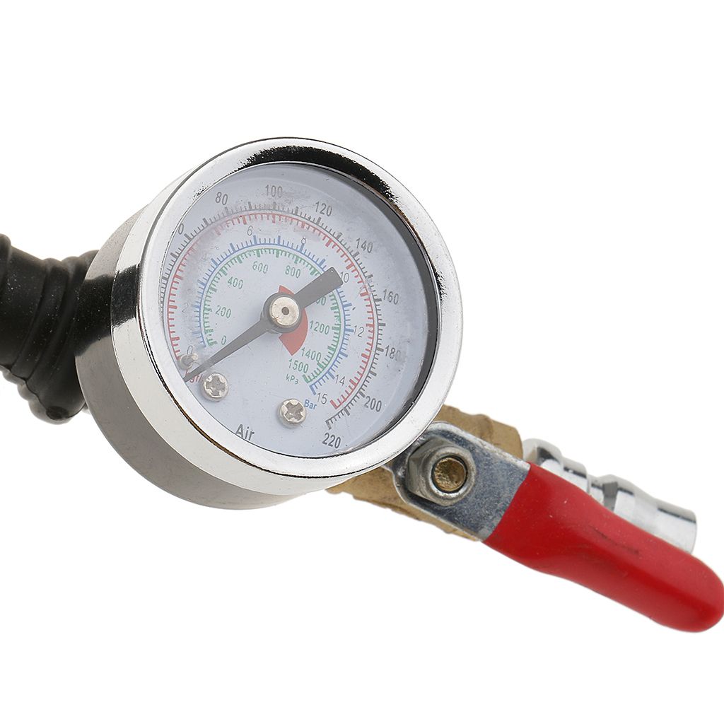 Car Van Tyre Pressure Guage Meter Air Inflator Dial