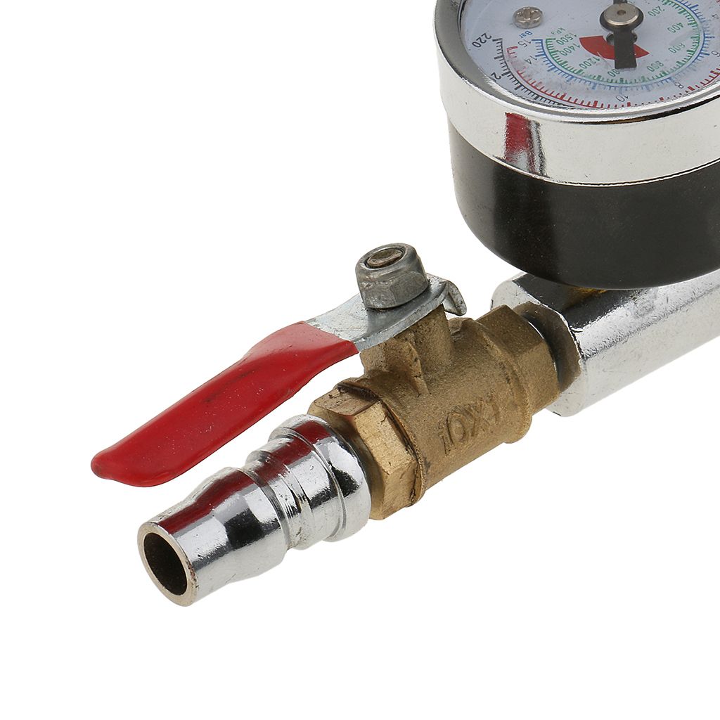 Car Van Tyre Pressure Guage Meter Air Inflator Dial
