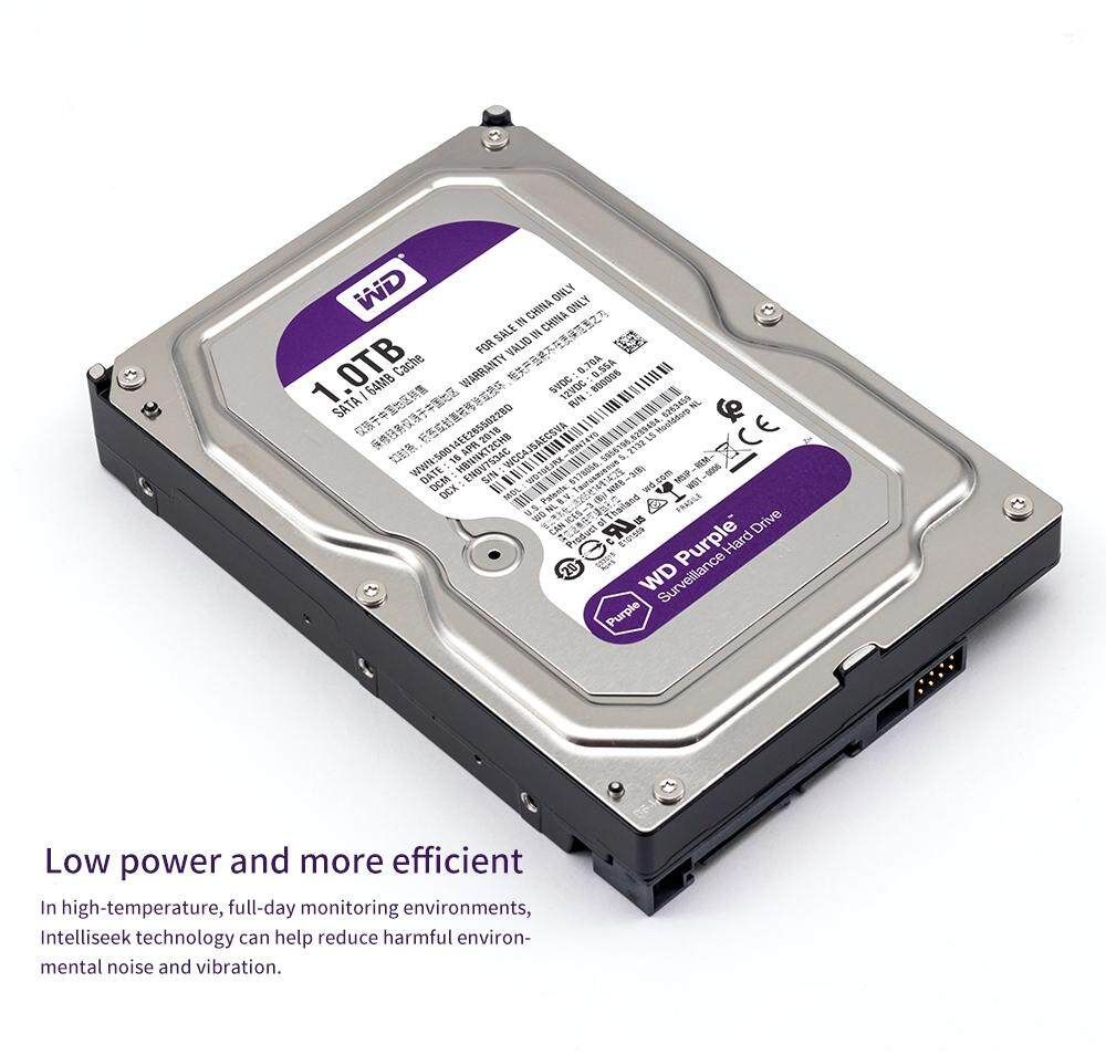 WD Purple 1TB Hard Drive Disk For Security System HDD 3.5 Inch SATA DVR CCTV PC