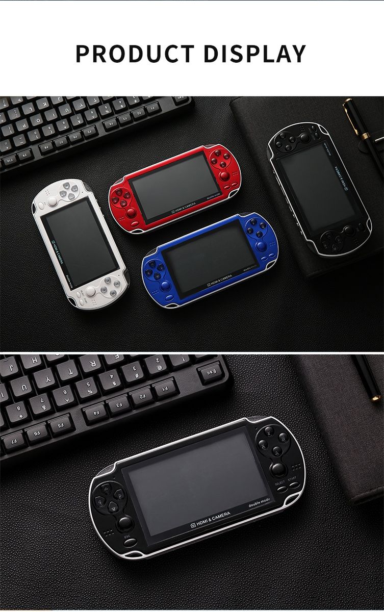 4.3inch Wireless Handle Game Player Support Double Battle HDMI Port And Game Console Play Children's Gaming Toys