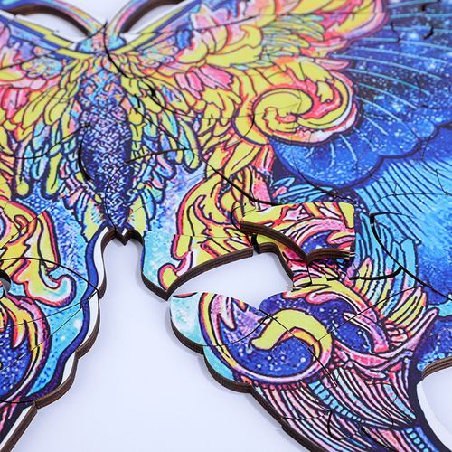 Unique Wooden Animal Jigsaw Puzzles Mysterious Puzzle Gift