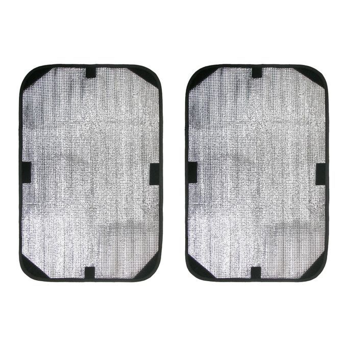 1Pair RV Door Window Shade Cover 15.94x24.41inch Sun Shade For Camper
