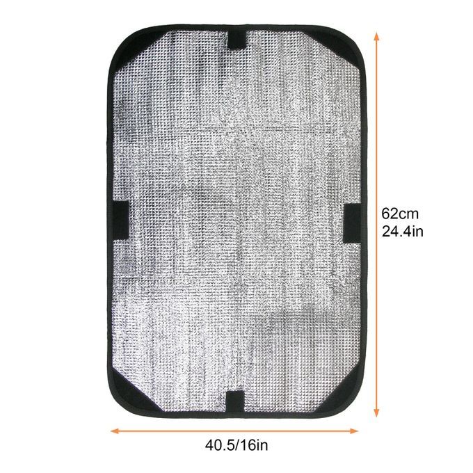 1Pair RV Door Window Shade Cover 15.94x24.41inch Sun Shade For Camper