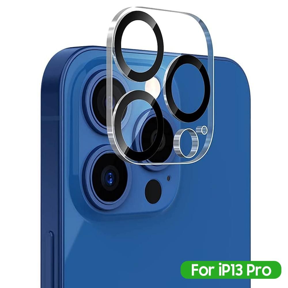 3D Curved Tempered Glass Camera Lens Protector Compatible with iPhone13 Pro 6.1 inch Lens Protective Glass w/9H Hardness/Anti-Fingerprint/Scratch-Resistant