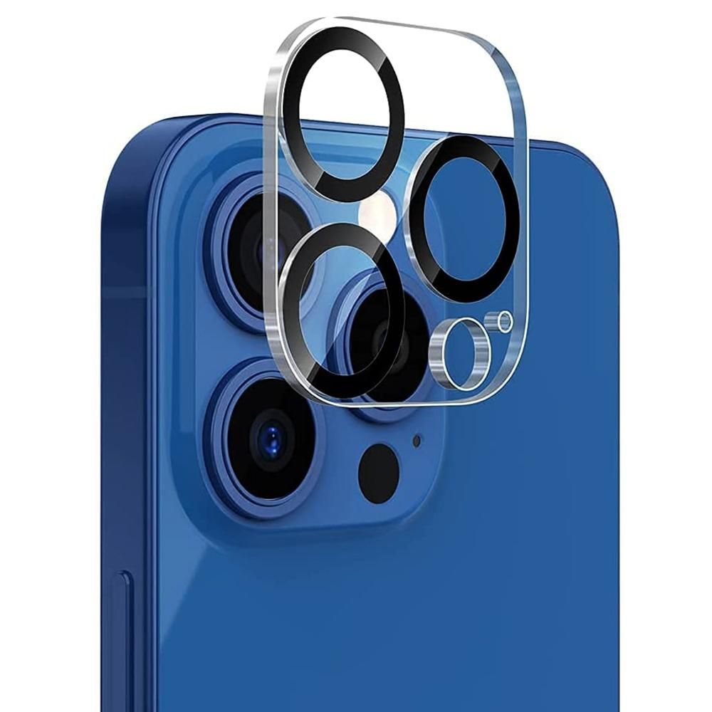 3D Curved Tempered Glass Camera Lens Protector Compatible with iPhone13 Pro 6.1 inch Lens Protective Glass w/9H Hardness/Anti-Fingerprint/Scratch-Resistant